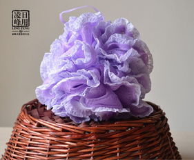 韓版日系蕾絲浴花 精致沐浴新體驗