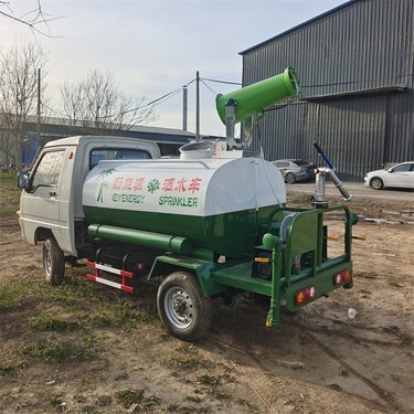 安徽六安霍山小型道路噴灑車(chē)工程工地降塵霧炮灑水車(chē)園林綠化